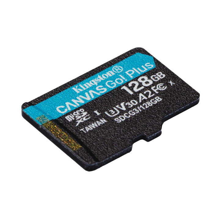 Kingston Technology Canvas Go! Plus Carte microSDXC Canvas Go Plus 170R A2 U3 V30 de 128 Go sans ADP