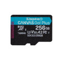 Kingston Technology Canvas Go! Plus Carte microSDXC Canvas Go Plus 170R A2 U3 V30 de 256 Go sans ADP