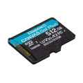 Kingston Technology Carte microSDXC Canvas Go Plus 170R A2 U3 V30 de 512 Go sans ADP