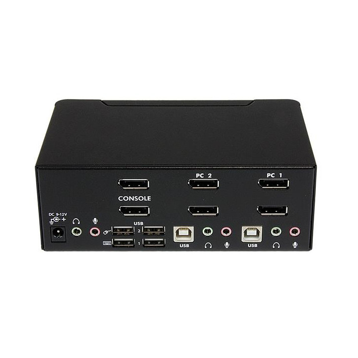 StarTech.com Commutateur KVM 2 Ports DisplayPort, USB et Audio - Switch KVM - 2560x1600