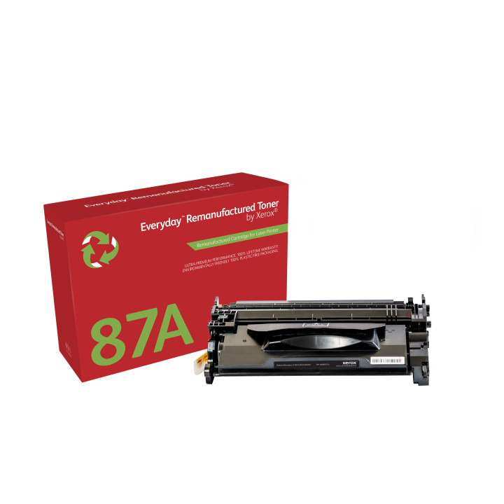 Toner remanufacturé Mono Everyday™ de Xerox compatible avec HP 87A (CF287A), Capacité standard
