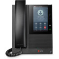 Poly Téléphone multimédia professionnel CCX 505 avec Open SIP et compatible PoE