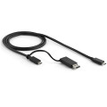 StarTech.com Station d'Accueil Universelle pour Ordinateur Portable, Station d'Accueil Hybride USB-C & USB-A, Dual 4K DP & HDMI