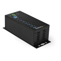 StarTech.com Hub USB 3.0 à 7 ports avec adaptateur d'alimentation - Concentrateur USB-A industriel en métal avec protection c