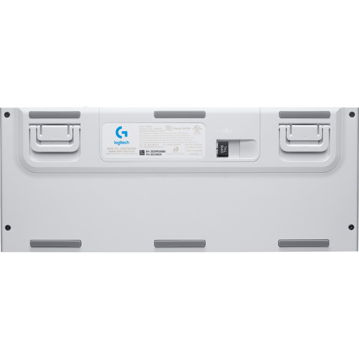 Logitech G 920-009662 clavier Gaming RF sans fil + Bluetooth AZERTY Français Blanc