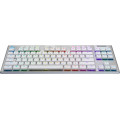 Logitech G 920-009662 clavier Gaming RF sans fil + Bluetooth AZERTY Français Blanc