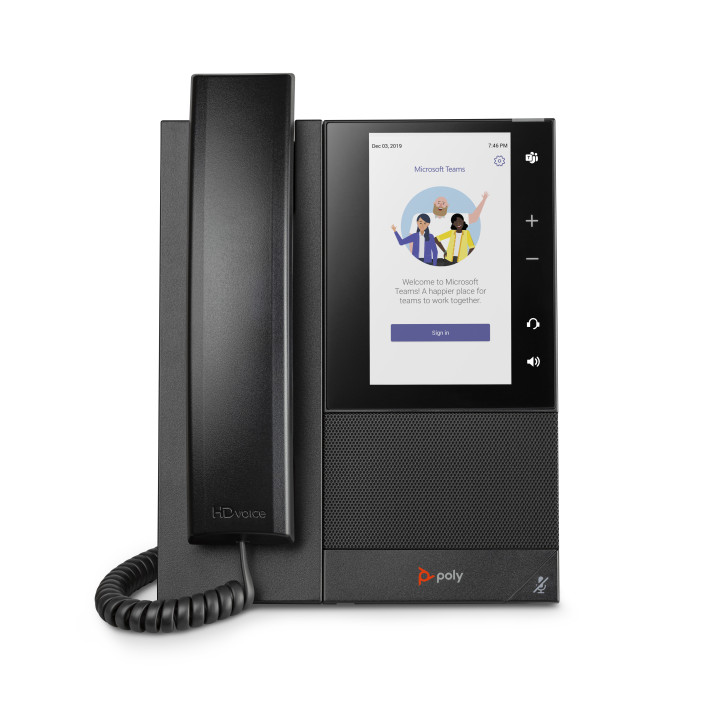 HP Poly CCX 500 Business Media Phone for Microsoft Teams and PoE-enabled téléphone fixe