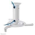 Neomounts BEAMER-C80WHITE Support de plafond pour vidéoprojecteur - h13-20 cm - orientable