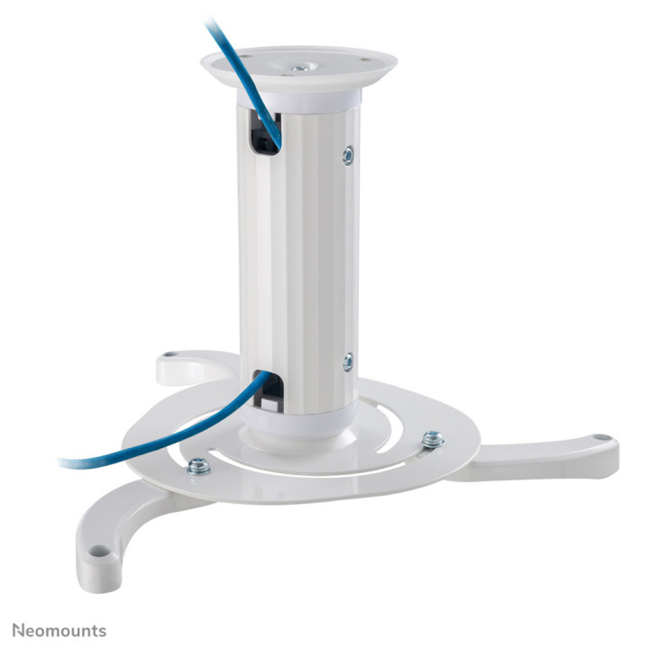 Neomounts BEAMER-C80WHITE Support de plafond pour vidéoprojecteur - h13-20 cm - orientable