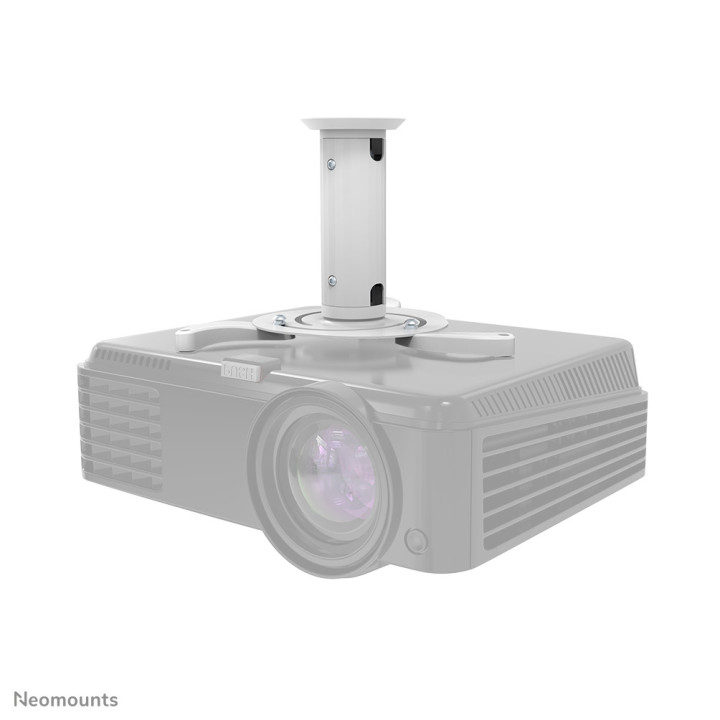 Neomounts BEAMER-C80WHITE Support de plafond pour vidéoprojecteur - h13-20 cm - orientable