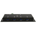 StarTech.com Hub USB 3.0 4 Ports - 5Gbps - Hub USB-A Industriel en Métal - Hub de Données USB Montable au Mur ou sur le Burea