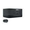 Logitech 920-008222 clavier Souris incluse Universel RF sans fil + Bluetooth AZERTY Français Noir