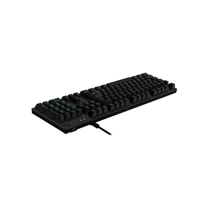 Logitech G G512 clavier Gaming USB AZERTY Français Charbon