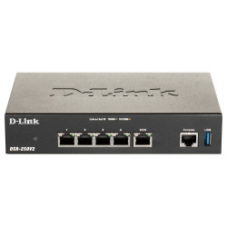D-Link DSR-250V2 routeur sans fil Gigabit Ethernet Noir