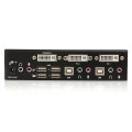 StarTech.com Commutateur KVM 2 Ports DVI, USB et Audio - Switch KVM - 1920x1200