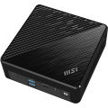 MSI Cubi N ADL-001EU Intel® N N200 4 Go DDR4-SDRAM 128 Go SSD Windows 11 Pro Mini PC Noir