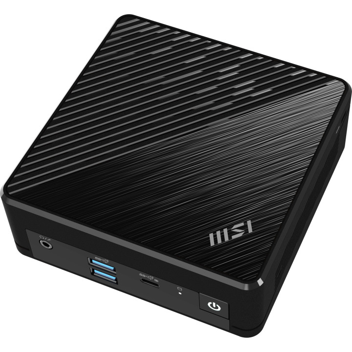 MSI Cubi N ADL-001EU Intel® N N200 4 Go DDR4-SDRAM 128 Go SSD Windows 11 Pro Mini PC Noir