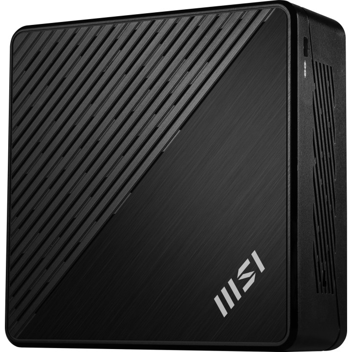 MSI Cubi N ADL-001EU Intel® N N200 4 Go DDR4-SDRAM 128 Go SSD Windows 11 Pro Mini PC Noir