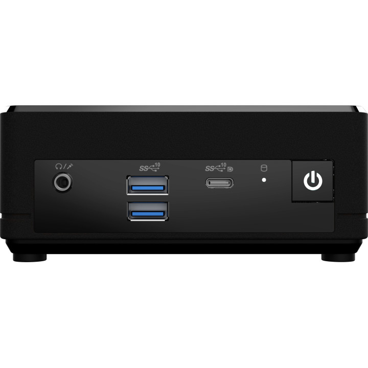 MSI Cubi N ADL-001EU Intel® N N200 4 Go DDR4-SDRAM 128 Go SSD Windows 11 Pro Mini PC Noir