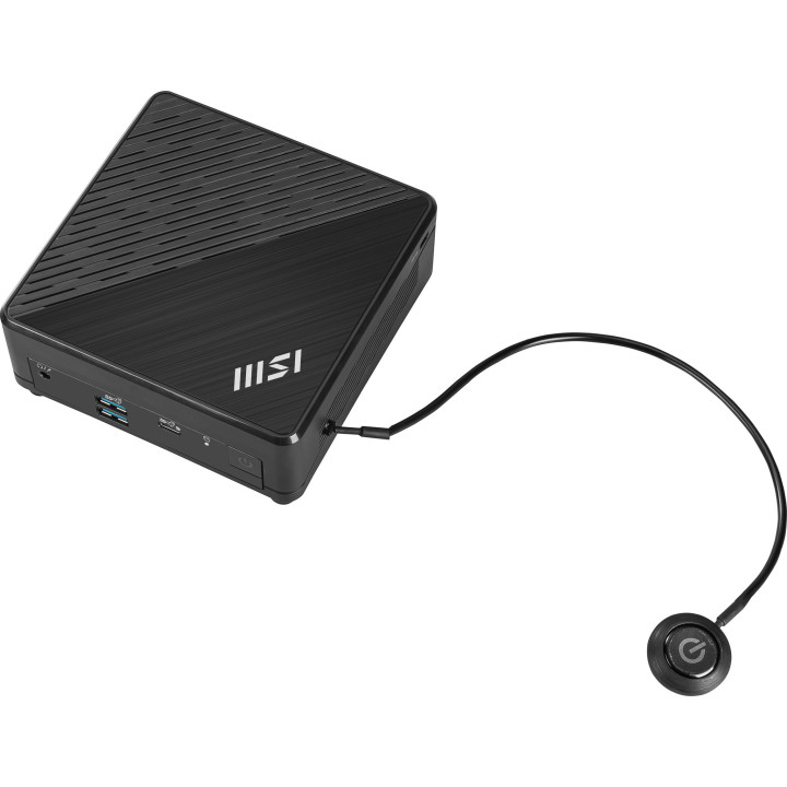 MSI Cubi N ADL-002EU Intel® N N100 4 Go DDR4-SDRAM 128 Go SSD Windows 11 Pro Mini PC Noir