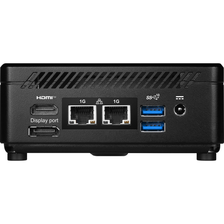 MSI Cubi N ADL-002EU Intel® N N100 4 Go DDR4-SDRAM 128 Go SSD Windows 11 Pro Mini PC Noir