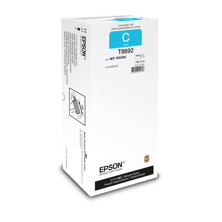 Epson WF-R8590 Cyan XXL Ink Supply Unit WE