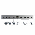 StarTech.com Station d'Accueil USB C Double Écran avec PD 60W pour PC Portables Windows - Dock USB C vers HDMI / DVI - Dock US