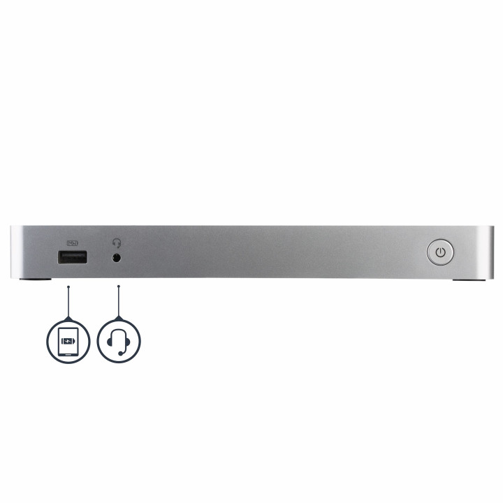 StarTech.com Station d'Accueil USB C Double Écran avec PD 60W pour PC Portables Windows - Dock USB C vers HDMI / DVI - Dock US