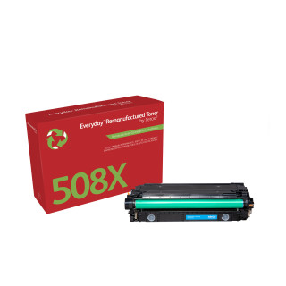 Toner remanufacturé Cyan Everyday™ de Xerox compatible avec HP 508X (CF361X), Grande capacité
