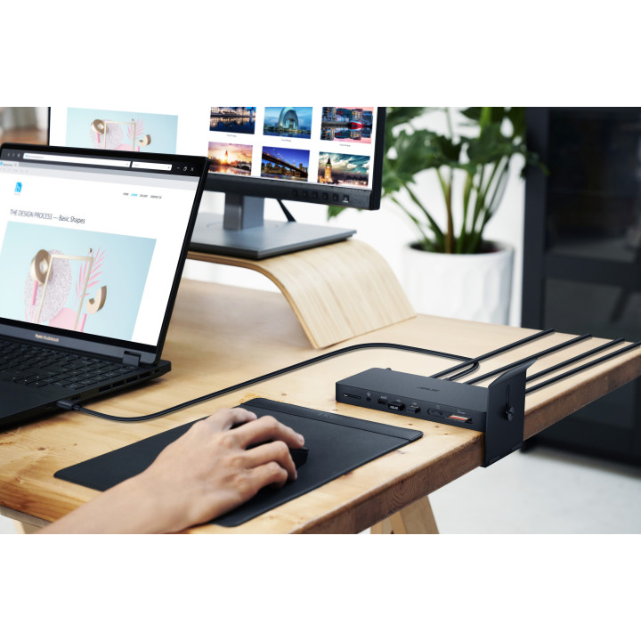 ASUS Triple 4K Thunderbolt 4 Dock DC500 Avec fil Noir