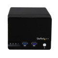 StarTech.com Boîtier RAID USB 3.0 pour 2 disques durs SATA III de 3,5 pouces avec UASP et hub USB à charge rapide