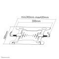 Neomounts NOTEBOOK-V200 Support d'ordinateur portable 10-15" - VESA - universel