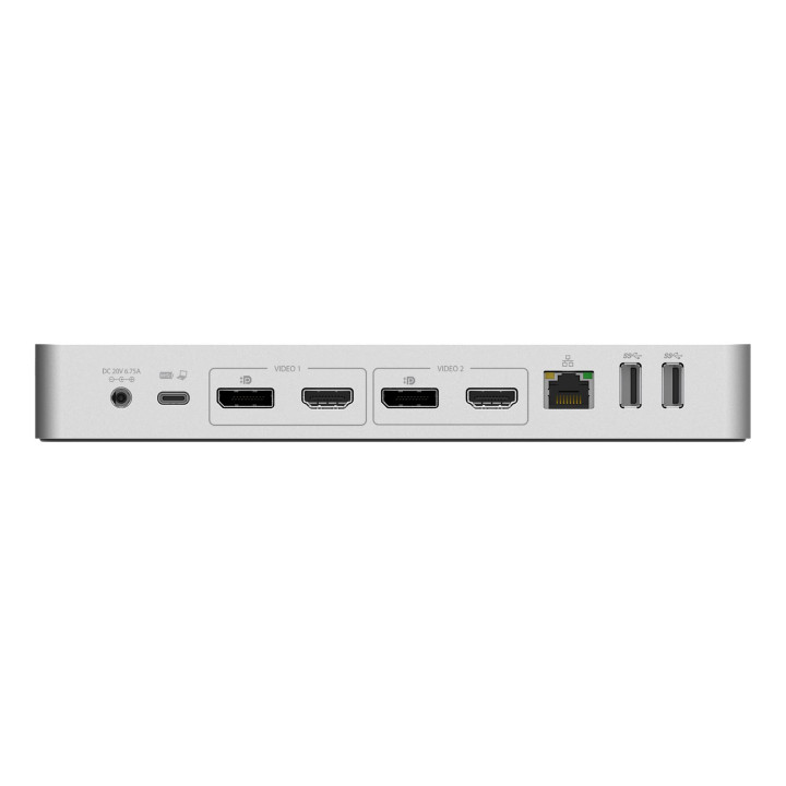 StarTech.com Station d'Accueil Universelle pour Ordinateur Portable, Station d'Accueil Hybride USB-C & USB-A, Dual 4K DP & HDMI