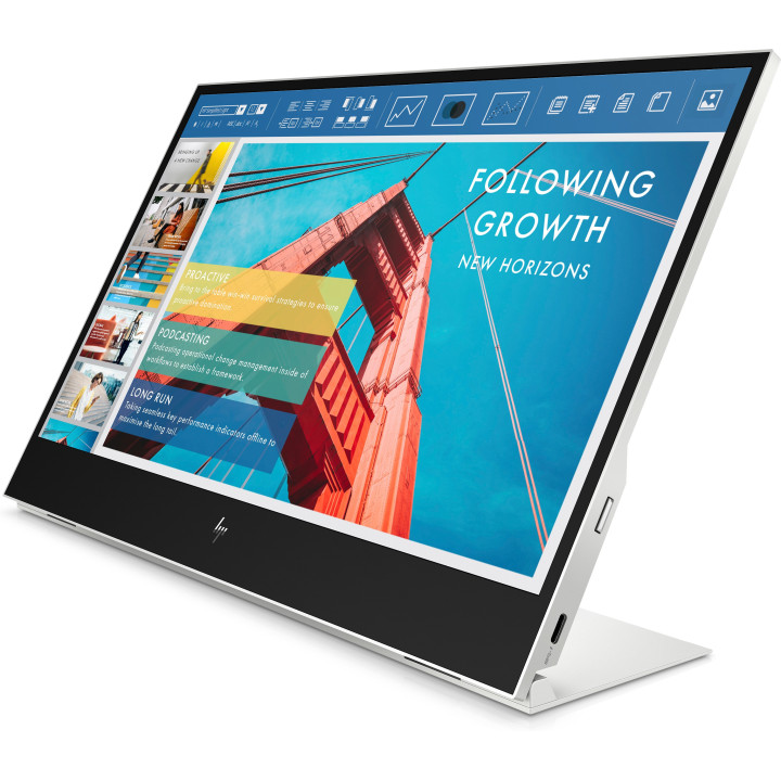 HP E-Series E14 G4 computer monitor 35.6 cm (14") 1920 x 1080 pixels Full HD LED White