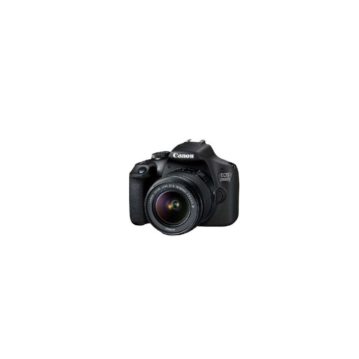 Canon EOS 2000D BK 18-55 IS II EU26 Kit d'appareil-photo SLR 24,1 MP CMOS 6000 x 4000 pixels Noir