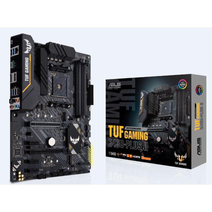 ASUS TUF GAMING B450-PLUS II AMD B450 Emplacement AM4 ATX
