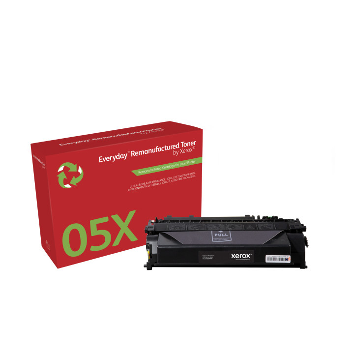 Toner remanufacturé Mono Everyday™ de Xerox compatible avec HP 05X (CE505X), Grande capacité