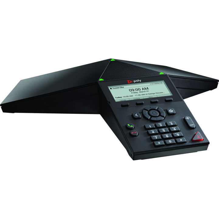 Poly Téléphone de conférence IP Trio 8300 compatible PoE sans radio