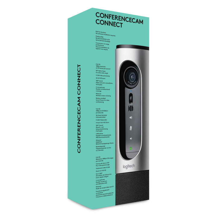 Logitech 960-001034 Caméra de vidéo-conférence Gris 1920 x 1080 pixels