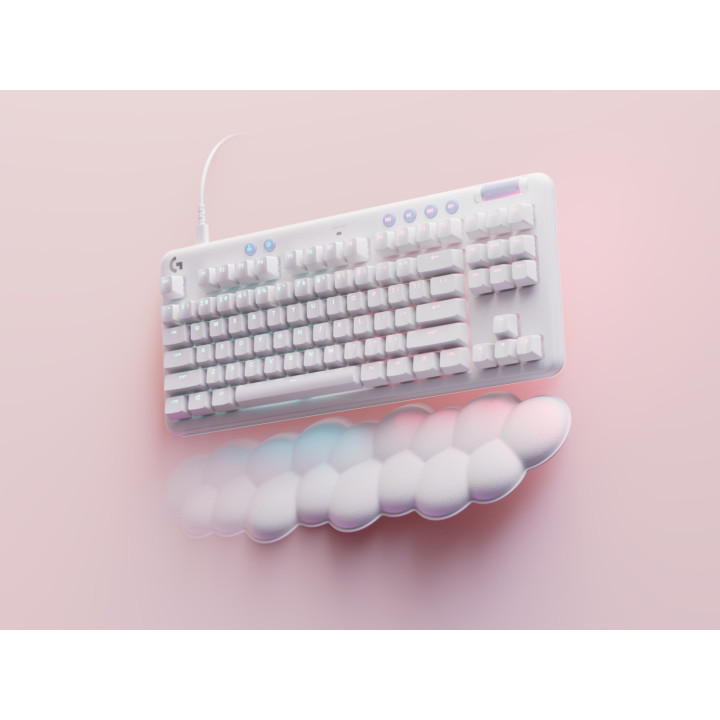 Logitech G713 clavier USB AZERTY Français Blanc
