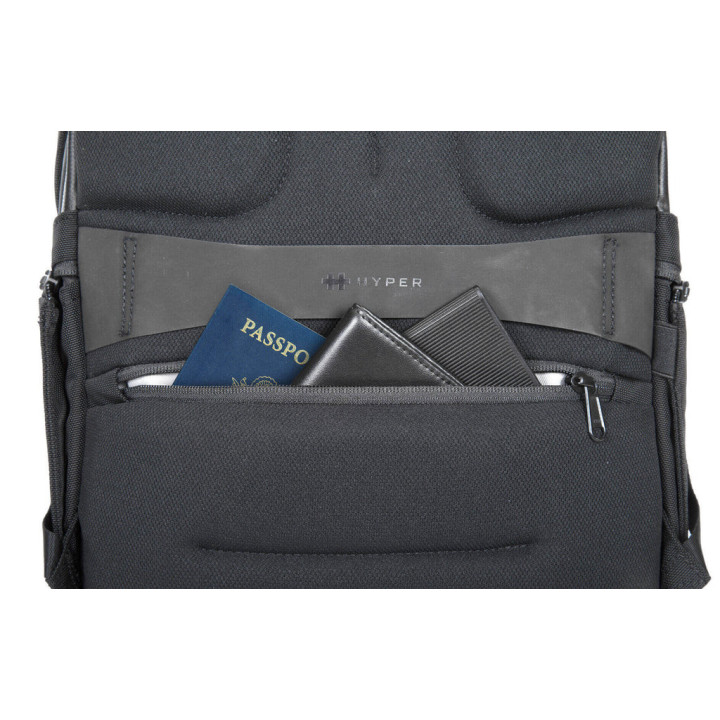 HYPER HyperPack Pro sac à dos Sac à dos normal Noir Cordura, Nylon