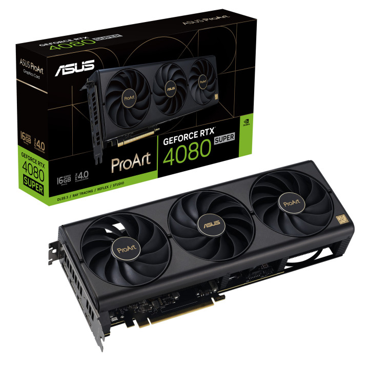 ASUS ProArt -RTX4080S-16G NVIDIA GeForce RTX 4080 SUPER 16 Go GDDR6X