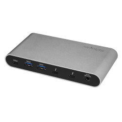 StarTech.com Adaptateur Thunderbolt 3 vers USB 3.1 (10 Gb/s) - 3 Puces Dédiées - 2 x USB-A 5Gbps avec Contrôleur Individuel 