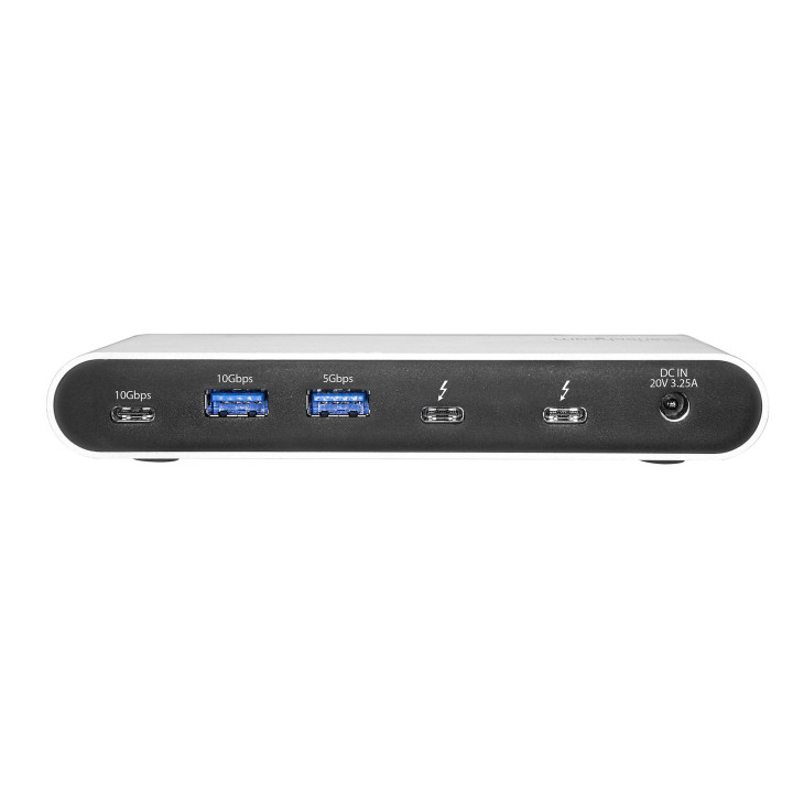 StarTech.com Adaptateur Thunderbolt 3 vers USB 3.1 (10 Gb/s) - 3 Puces Dédiées - 2 x USB-A 5Gbps avec Contrôleur Individuel 