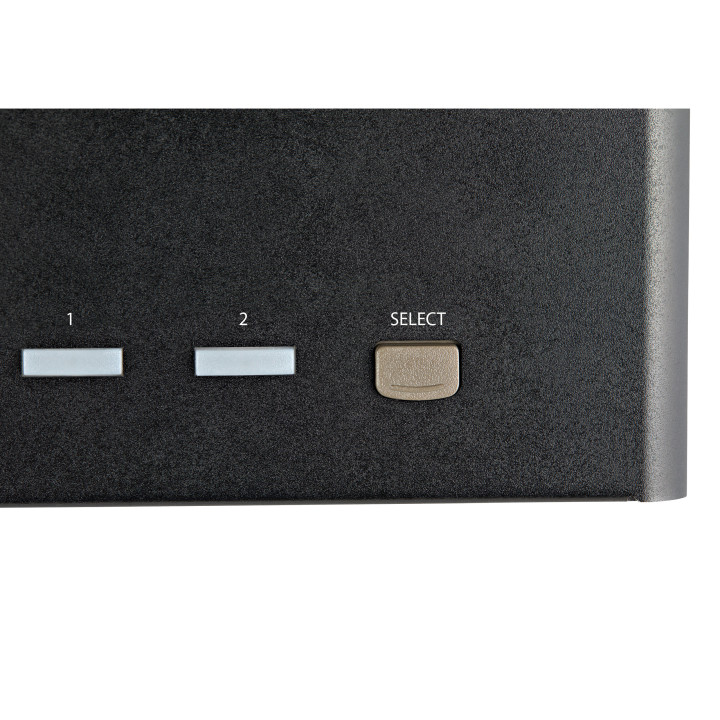 StarTech.com Switch KVM 2 Ports Quadruple Écran DisplayPort - 4K 60Hz UHD HDR - Concentrateur KVM 4K DP 1.2 avec 2 Ports USB 3
