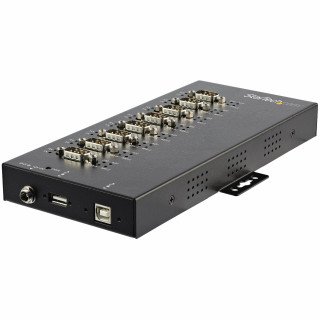 StarTech.com Hub Série 8 Ports USB vers RS232/RS485/RS422 - Convertisseur Industriel USB 2.0 vers DB9 - IP30 - Hub Série Mét