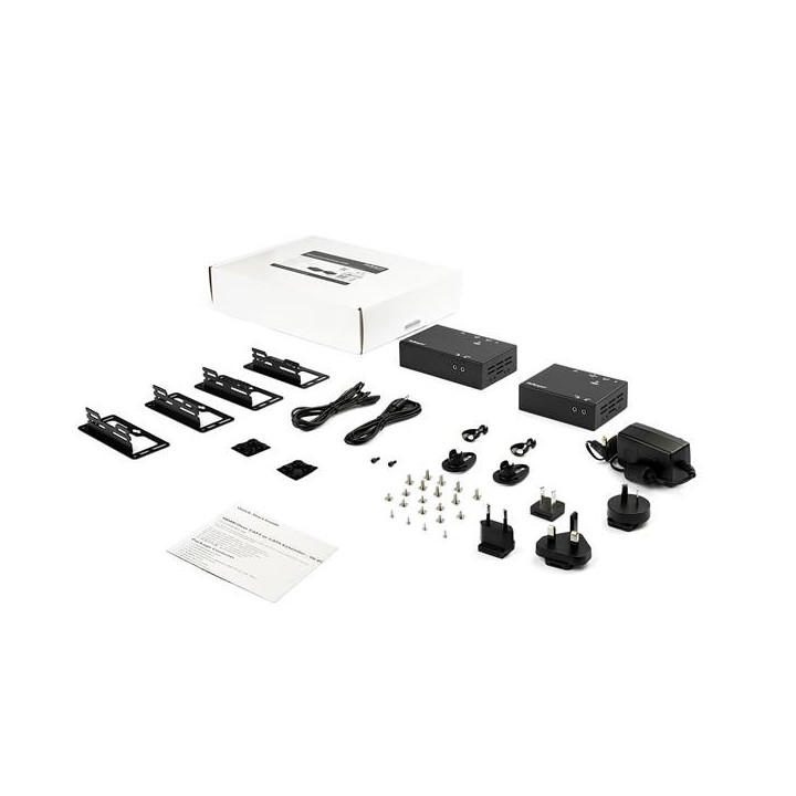 StarTech.com Rallonge HDMI sur CAT5e / CAT6 - Câble d'Alimentation - 4K 60Hz jusqu'à 70m - 1080p 60Hz jusqu'à 100m