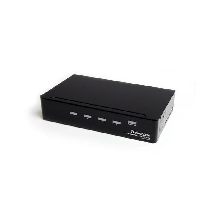 StarTech.com Répartiteur vidéo et amplificateur de signal HDMI haute vitesse à 4 ports avec audio