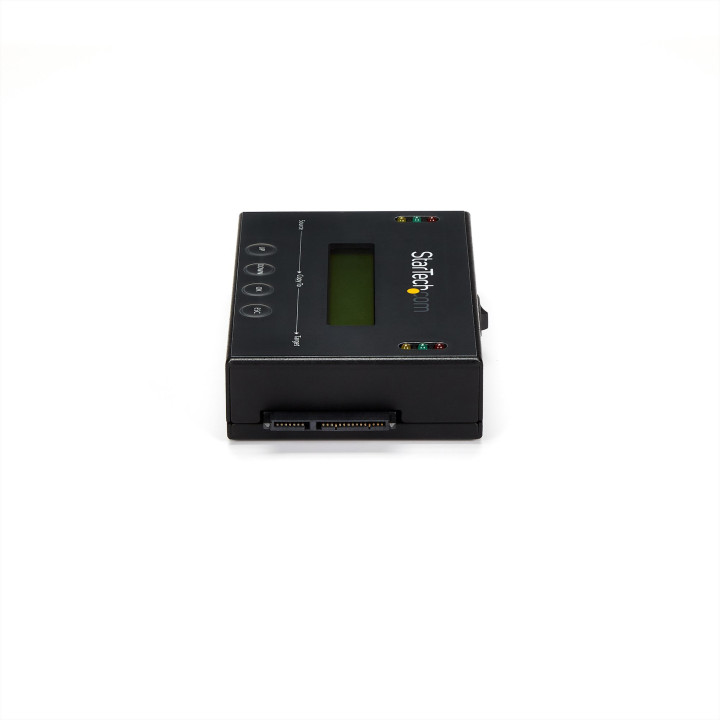 StarTech.com Duplicateur et Effaceur de Disque Dur Autonome 1:1, Cloneur et Effaceur de Disque SATA HDD/SSD, Écran LCD, Confor