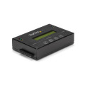 StarTech.com Duplicateur et Effaceur de Disque Dur Autonome 1:1, Cloneur et Effaceur de Disque SATA HDD/SSD, Écran LCD, Confor